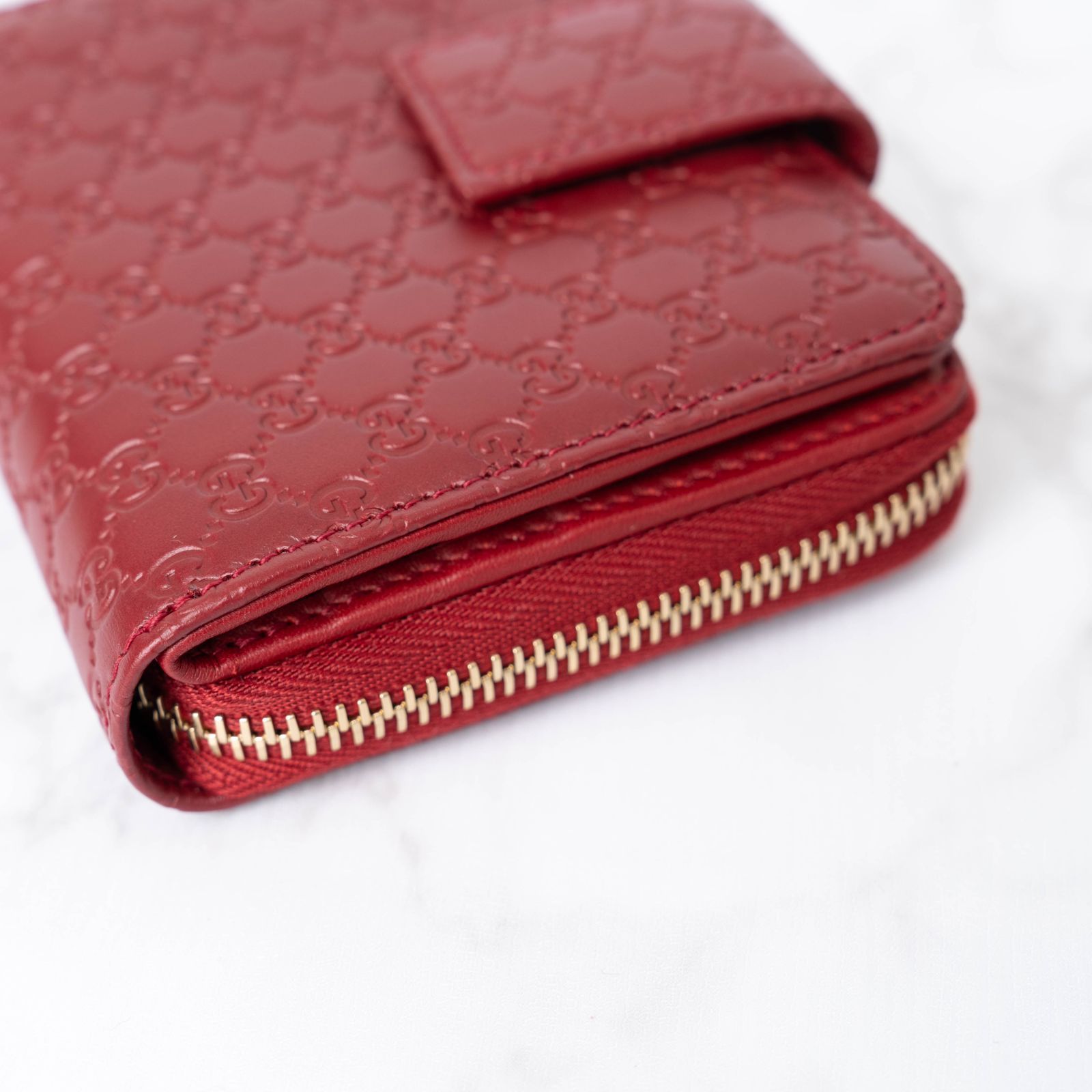 GUCCI グッチ グッチシマ 二つ折り財布 449395 BMJ1G 6420