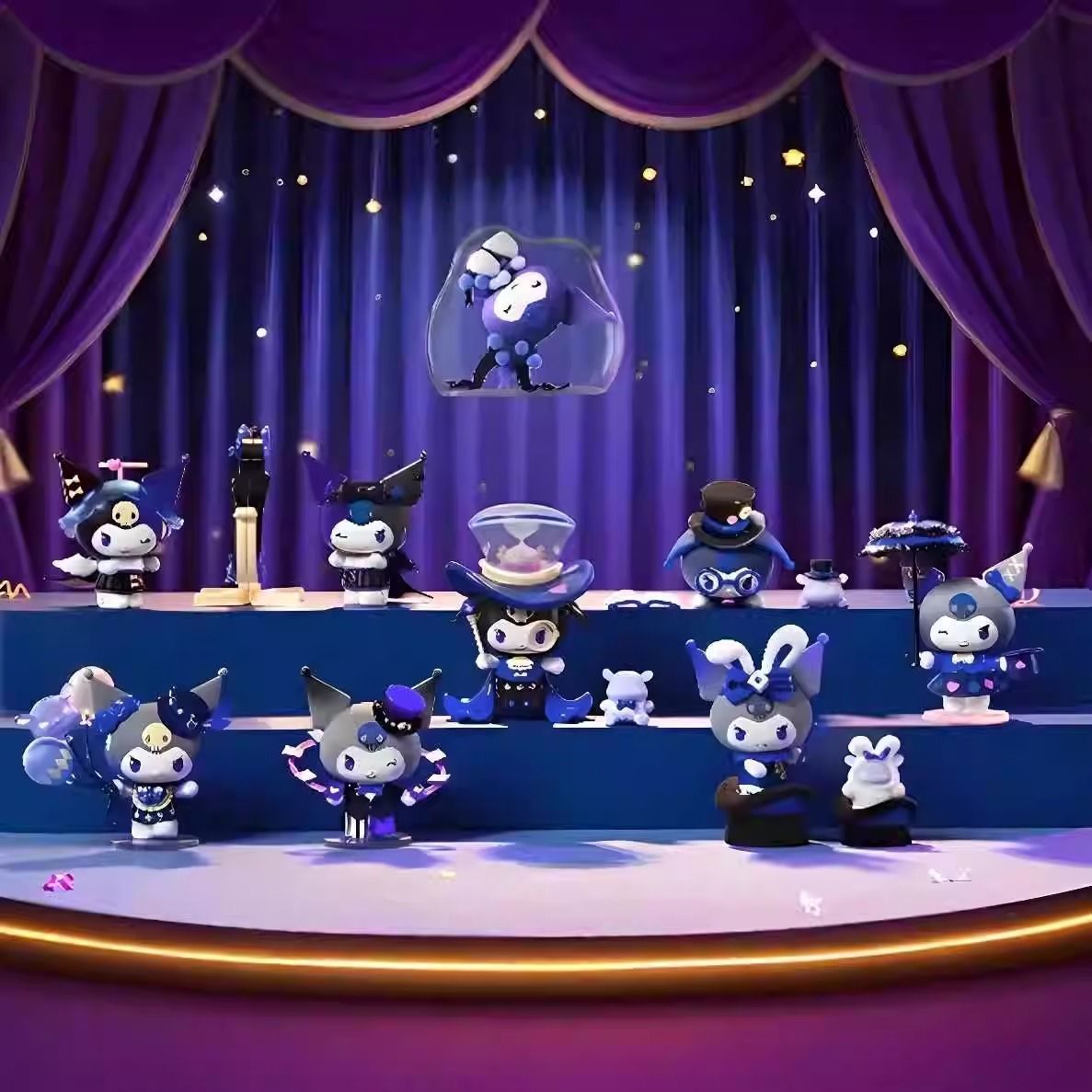Sanrio x Top Toy サンリオ正規版 クロミ 魔法研習生シリーズ ブラインドボックスフィギュア モデル 8ピース入り