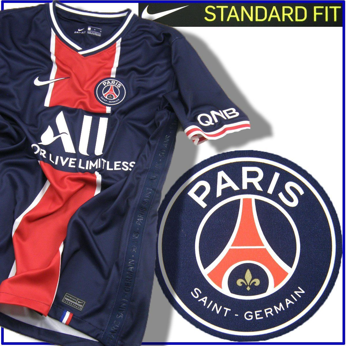 【新品】 Paris Saint-Germain × NIKE / パリ サンジェルマン × ナイキ50周年記念 ホーム ユニフォーム レプリカ Dri-FIT パリサンジェルマン PSG ドライフィット サッカー スポーツ サッカー観戦