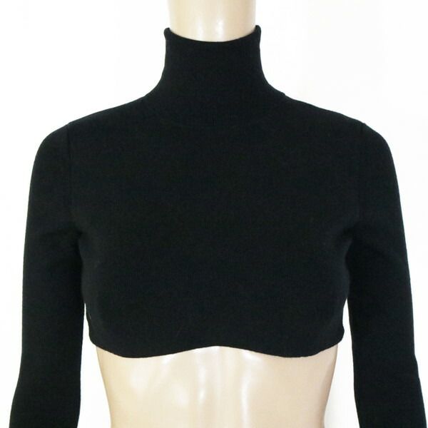 レディース ショート丈ニット