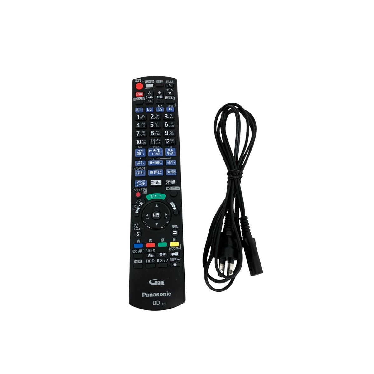 Panasonic ブルーレイレコーダー リモコン付き J437