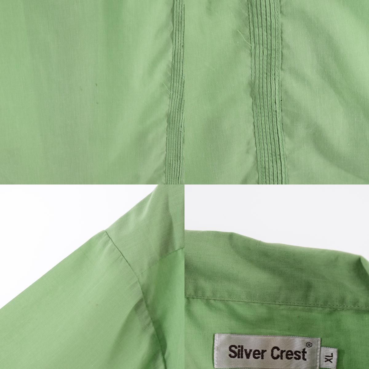 Silver Crest 半袖 メキシカンシャツ キューバシャツ メンズXL /eaa334425中国製年代