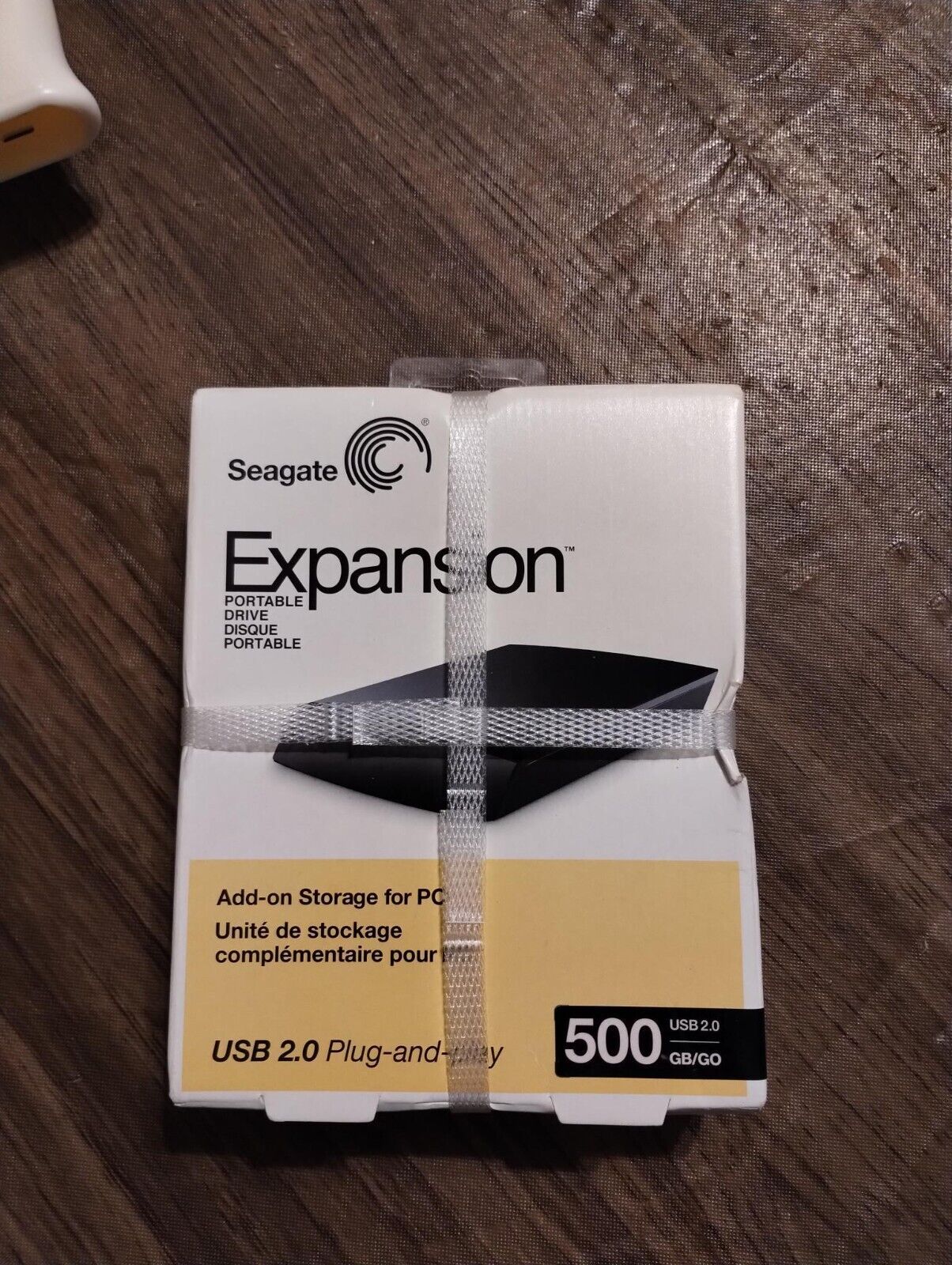 Seagate 500GB 拡張外部 Ptable ハードドライブ ステージ - ブラック