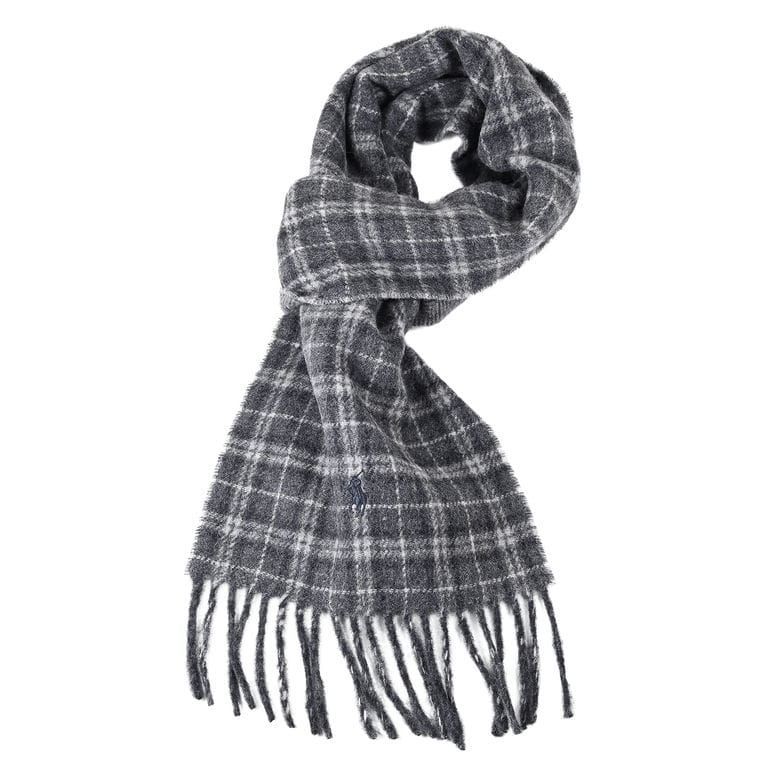 ポロ ラルフローレン POLO RALPH LAUREN マフラー リバーシブル チェック柄 メンズ レディース 男女兼用 グレーチェック PC0945 037 NEXPOTALLINN_EU