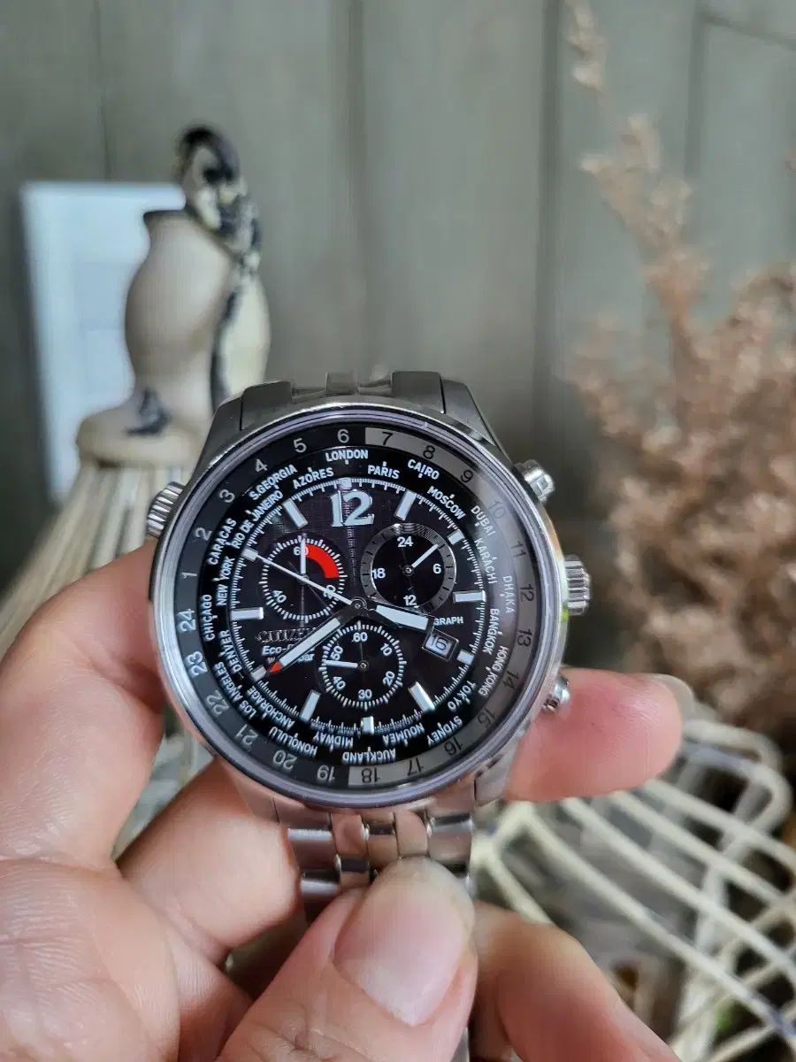 【未使用】シチズン Citizen Eco-Drive Chrono CA4157-17E  中古CITIZEN Eco-Drive Diver\u0027s 200mクロノグラフ