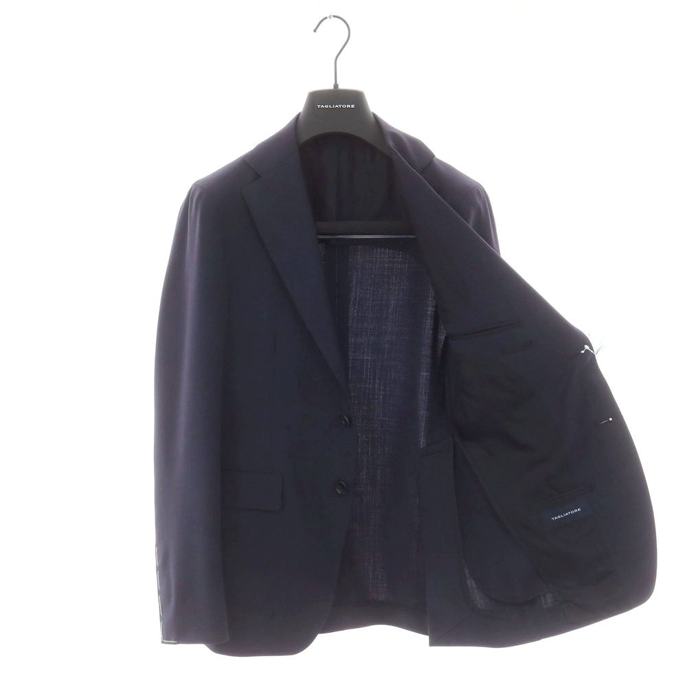 5 タリアトーレ ジャケット ストレッチ 48 ネイビー TAGLIATORE