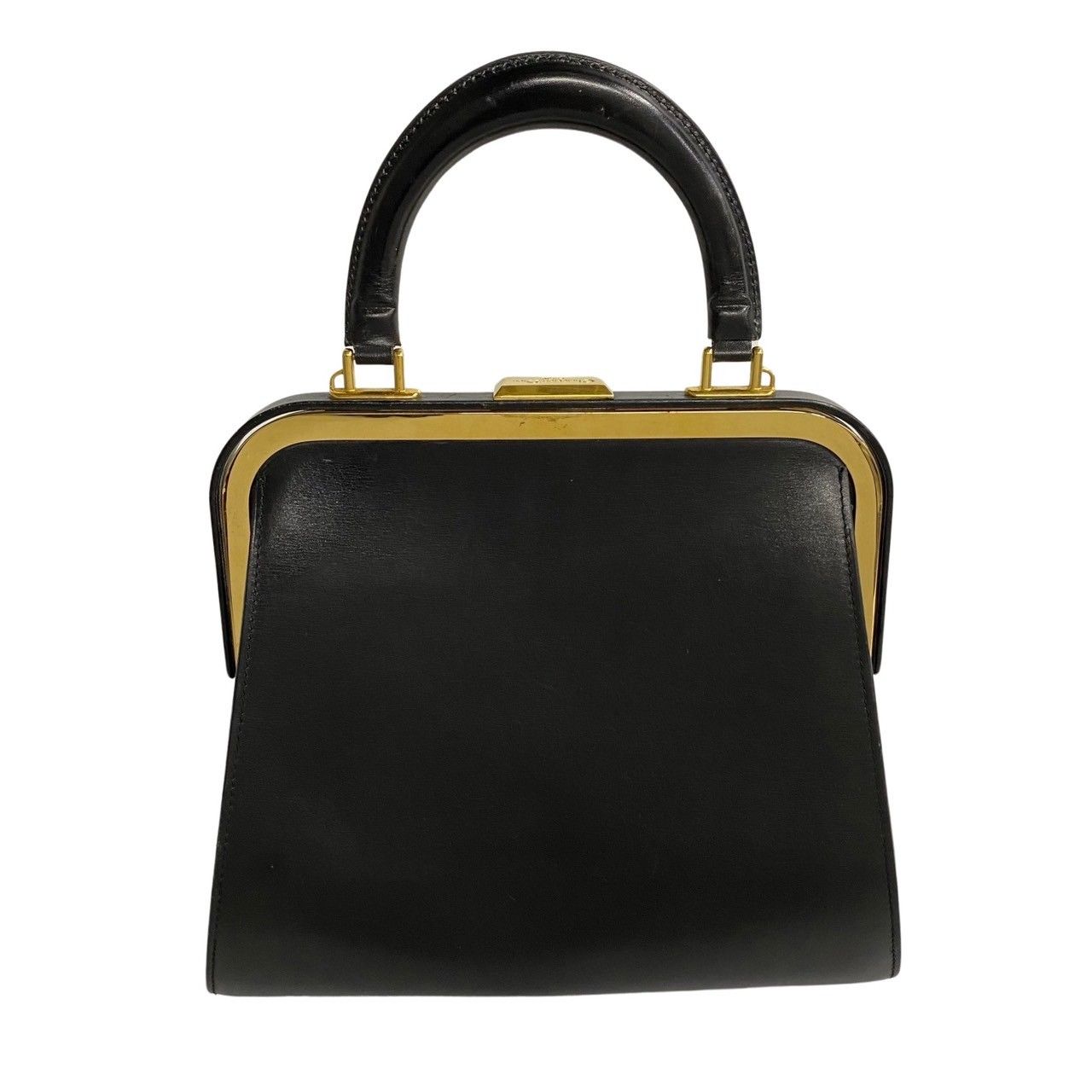 Christian Dior ディオール カーフレザーハンドバッグ ターンロック 極 美品 Christian Dior ディオール ロゴ ターンロック 金具