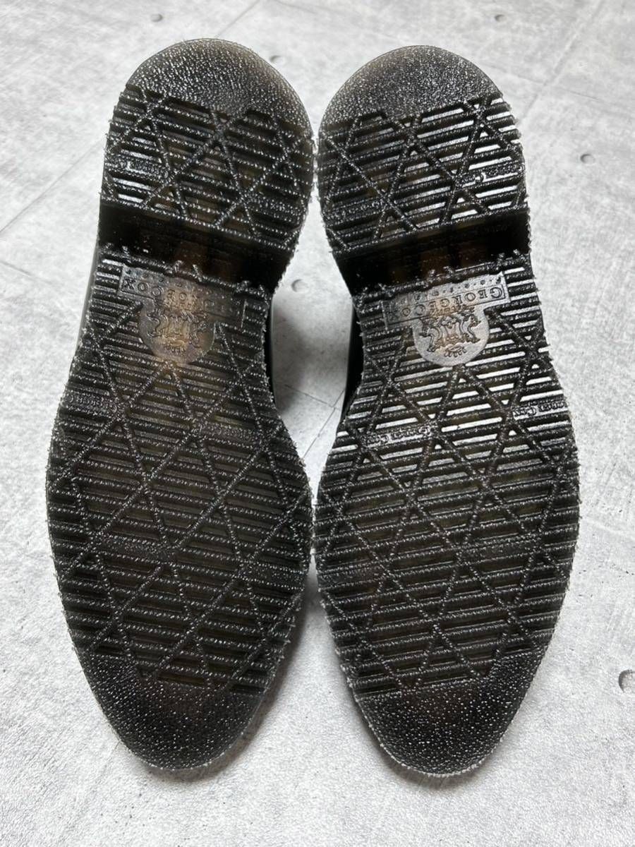 ジョージコックス レオパード ハラコ ポニーヘア ラバーソール 8½