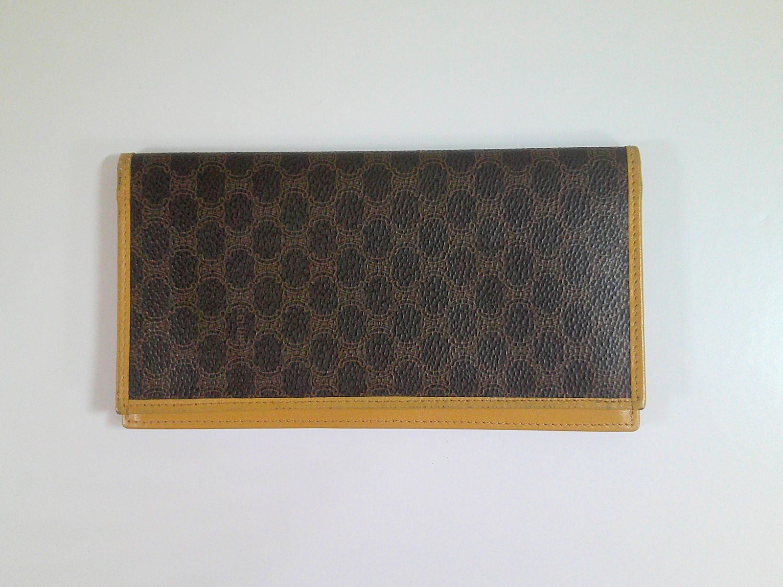 CELINE　セリーヌ　マカダム　長財布　札入れ　ブラウン