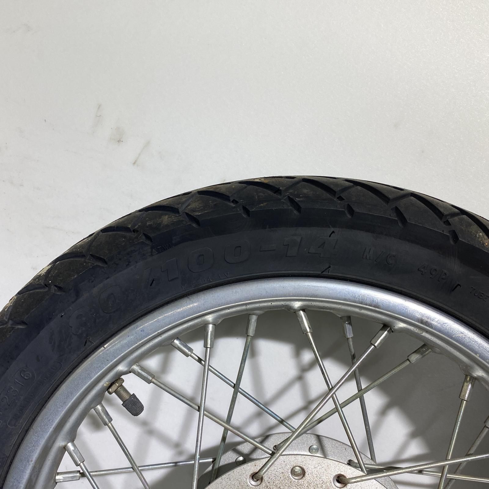 ディオ AF34 35ZX仕様純正金ホイール ディスクブレーキ前後足