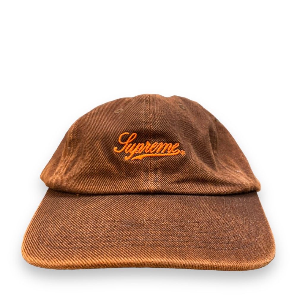 SUPREME Washed Twill 6-Panel キャップ F ブラウン - メルカリ