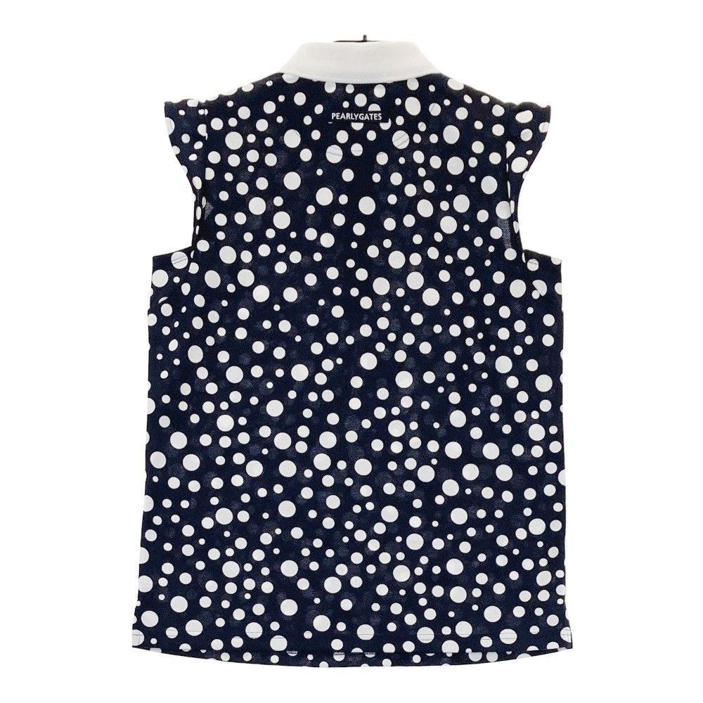 サイズ：0 PEARLY GATES パーリーゲイツ ノースリーブ ポロシャツ