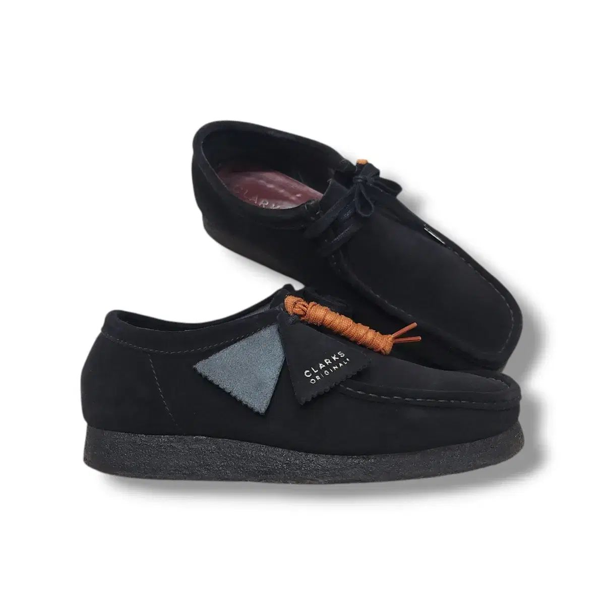 260 Clarks クラークス 黒 スエード ワラビー