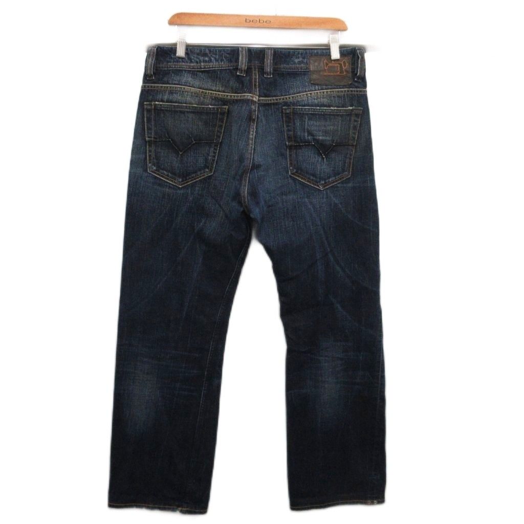 ディーゼル DIESEL デニムパンツ ジーンズ ジップフライ ストレート 品 32 インディゴ MET 2