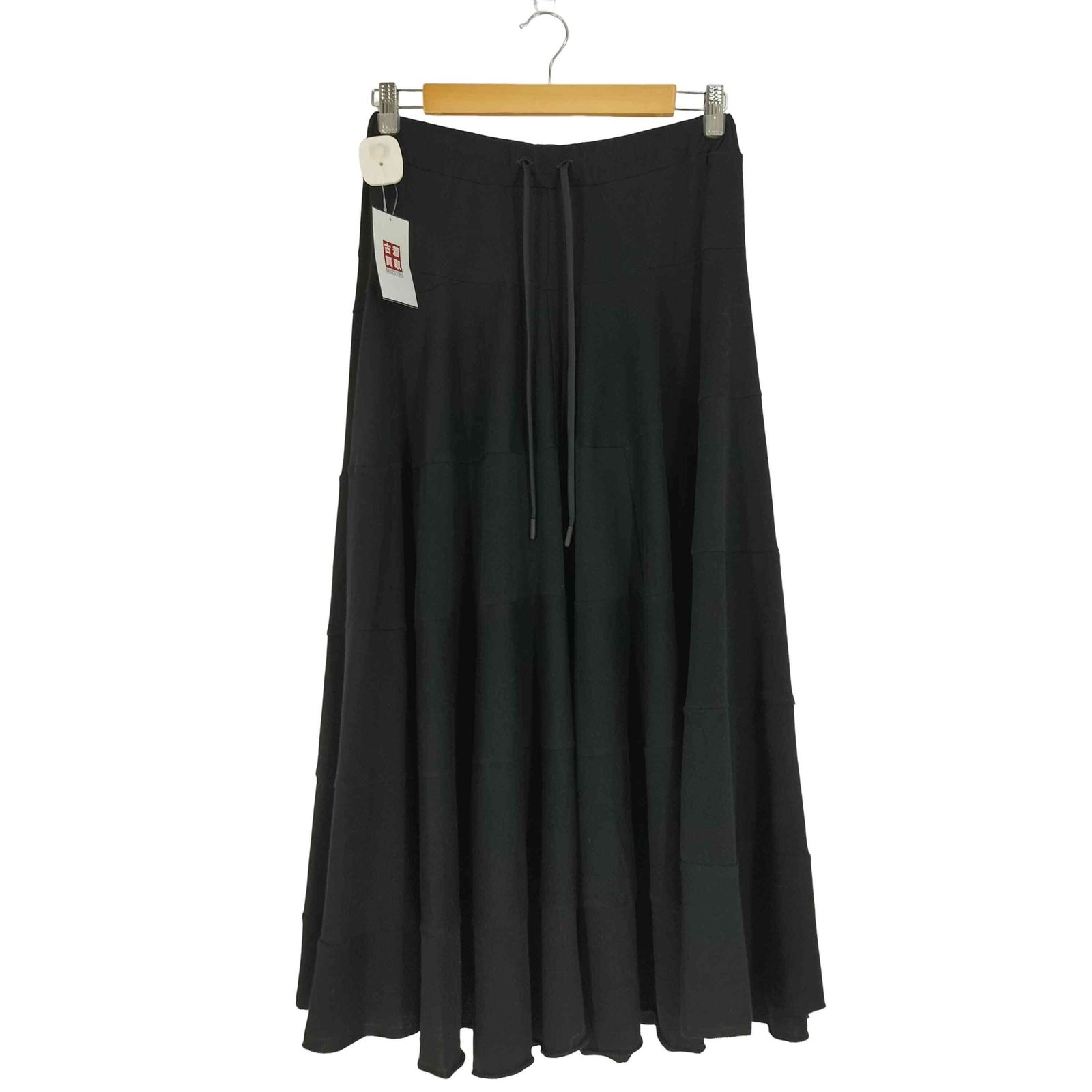 レギュレーションヨウジヤマモト REGULATION Yohji Yamamoto 60|60 MOISTURE SINGLE JERSEY R-TOPEEL SKT モイスチャー シングル ジャージ スカート レディース JPN 2