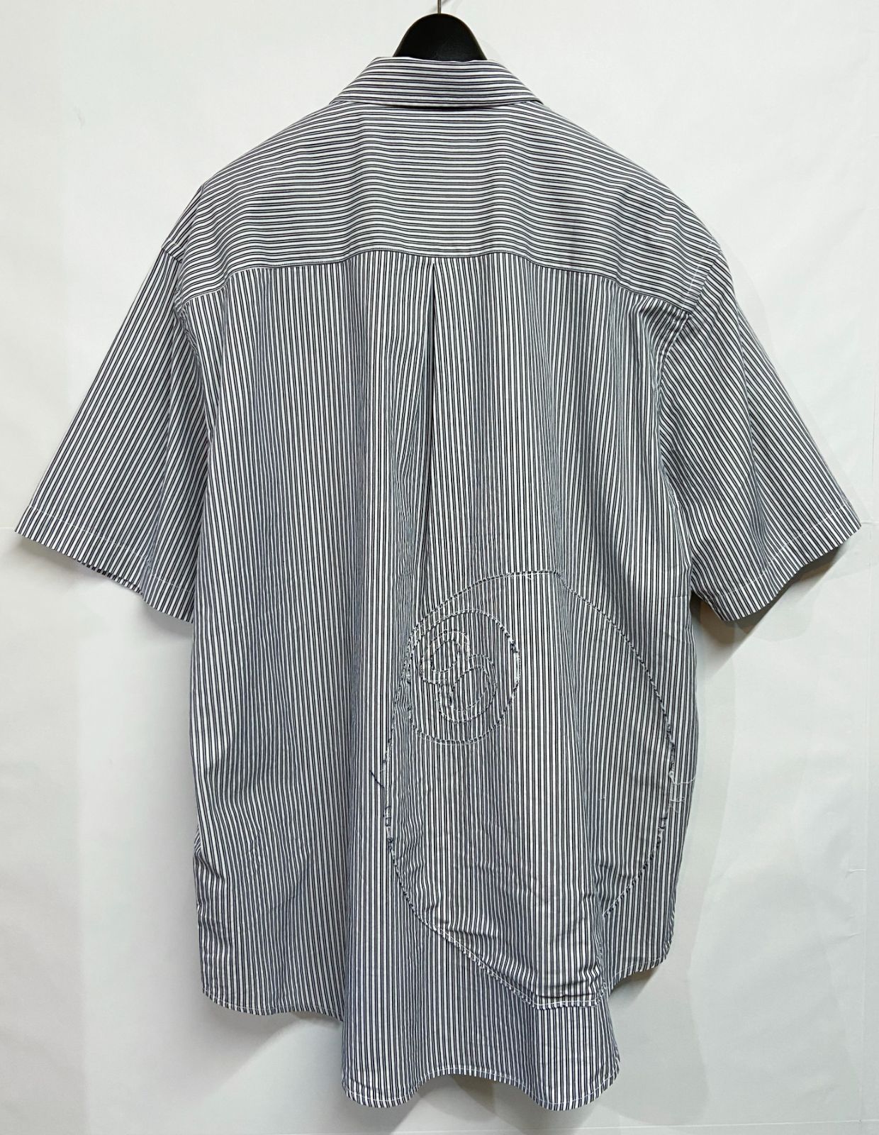 24SS STUSSY｜ステューシー BOXY SS SHIRT 8 BALL STRIPE 8