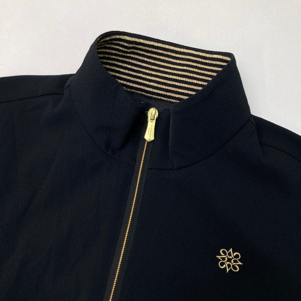 サイズ：M ST ANDREWS セントアンドリュース  ジップ ジャケット  ブラック系 [240101468465] ゴルフウェア レディース ストスト サイズ：M ST ANDREWS セントアンドリュース ジップ ジャケット