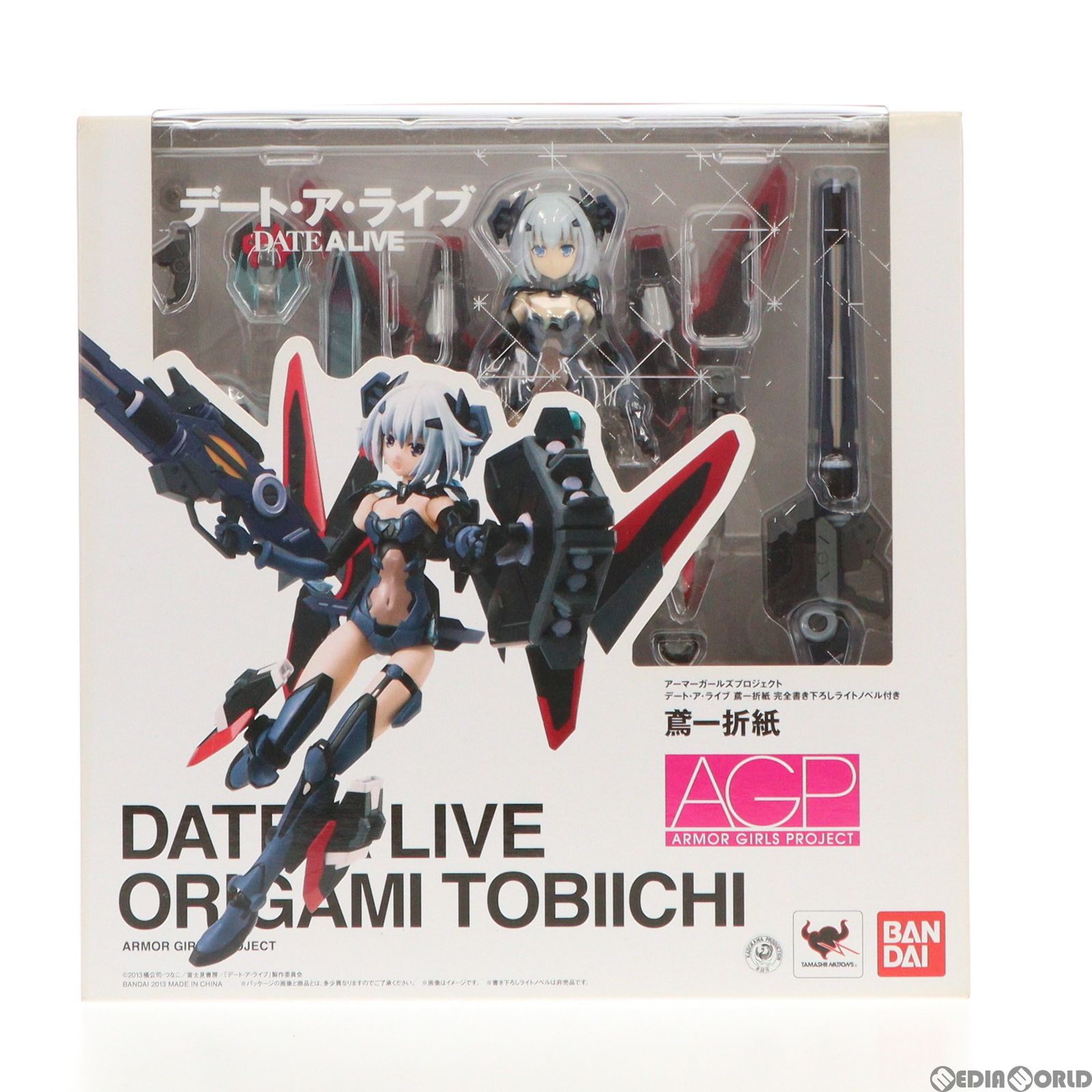 BANDAI - ライトノベル付属 アーマーガールズプロジェクト 鳶一折紙(とびいちおりがみ) デート・ア・ライブ 完成品 可動フィギュア バンダイ ライトノベル付属 アーマーガールズプロジェクト 鳶一折紙(とび