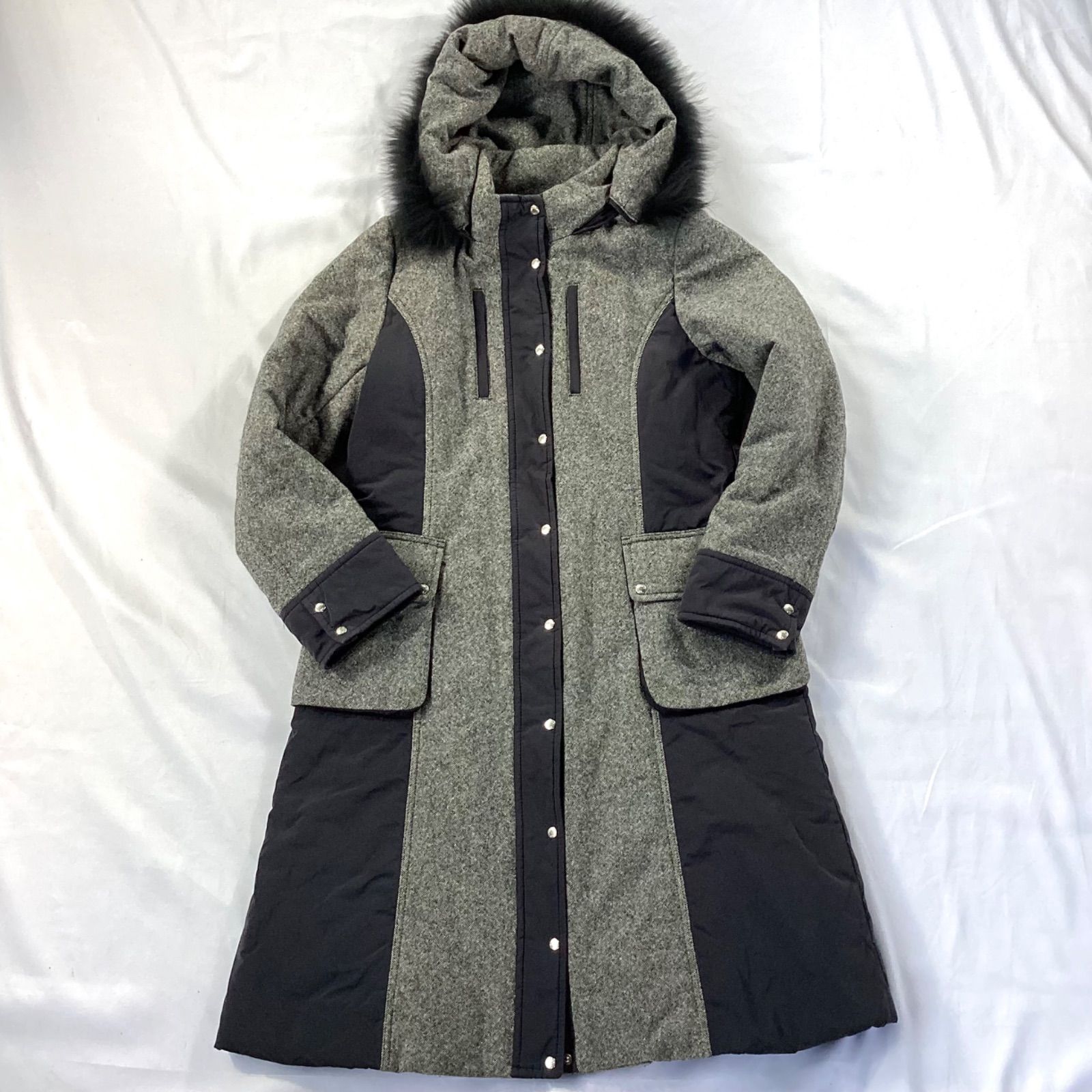 美品】ヒロコビス ダウンコート HIROKOBIS 11号 L HIROKO BIS