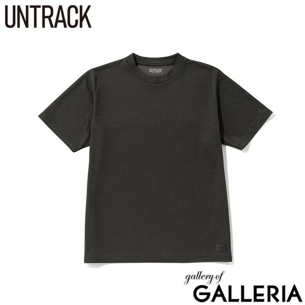 セール30%OFF アントラック Tシャツ メンズ 半袖 無地 UNTRACK ブランド 速乾 無地 白 大人 かっこいい カジュアル 日本製 UT-A4a Flex Tee Half 60080 チャコールグレー杢