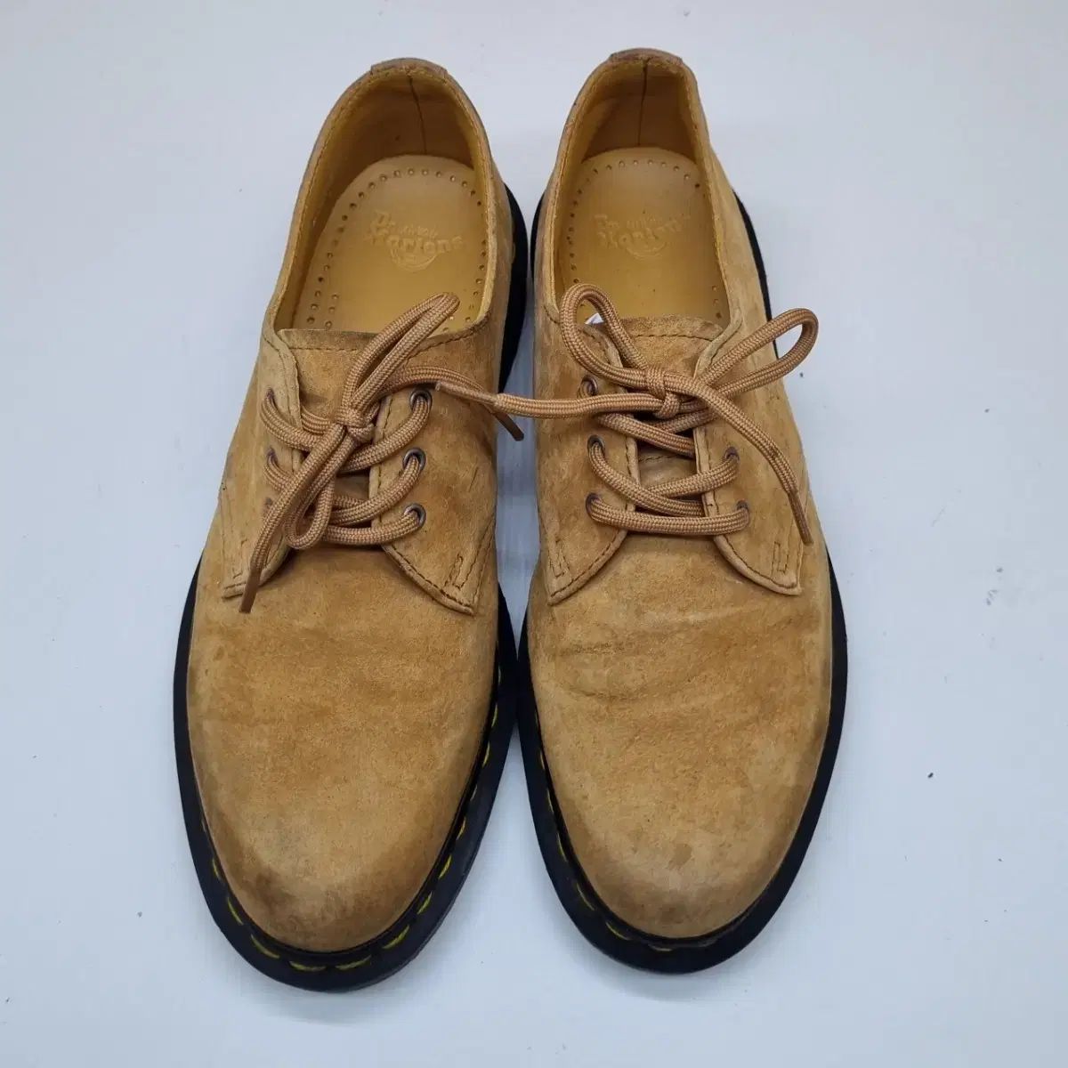 DR. MARTENS 3ホール スウェード ローファー 255