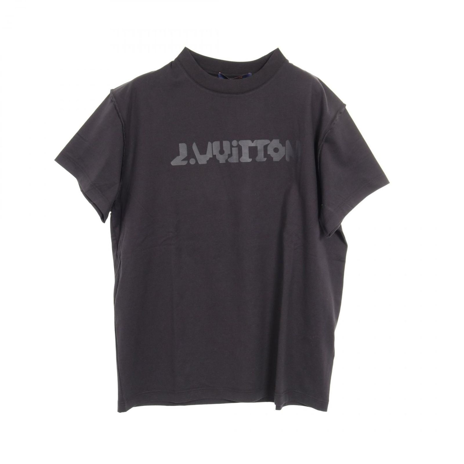 ルイ ヴィトン LOUIS VUITTON カットソー テルモヒートリアクティブ RM221M NPG HMY13W コットン Tシャツ メンズ Used A