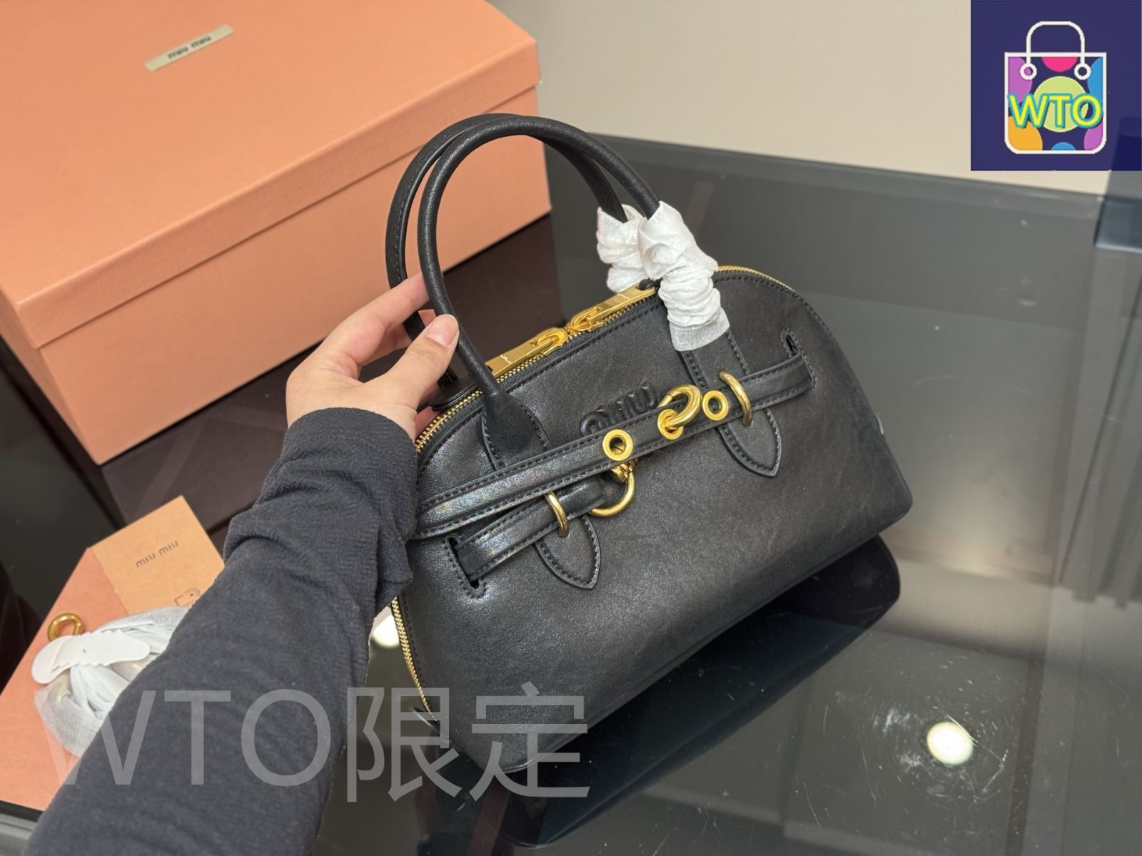 MIU MIU シェルバッグ ? 28×16cm | ♥品 -WT0輸入