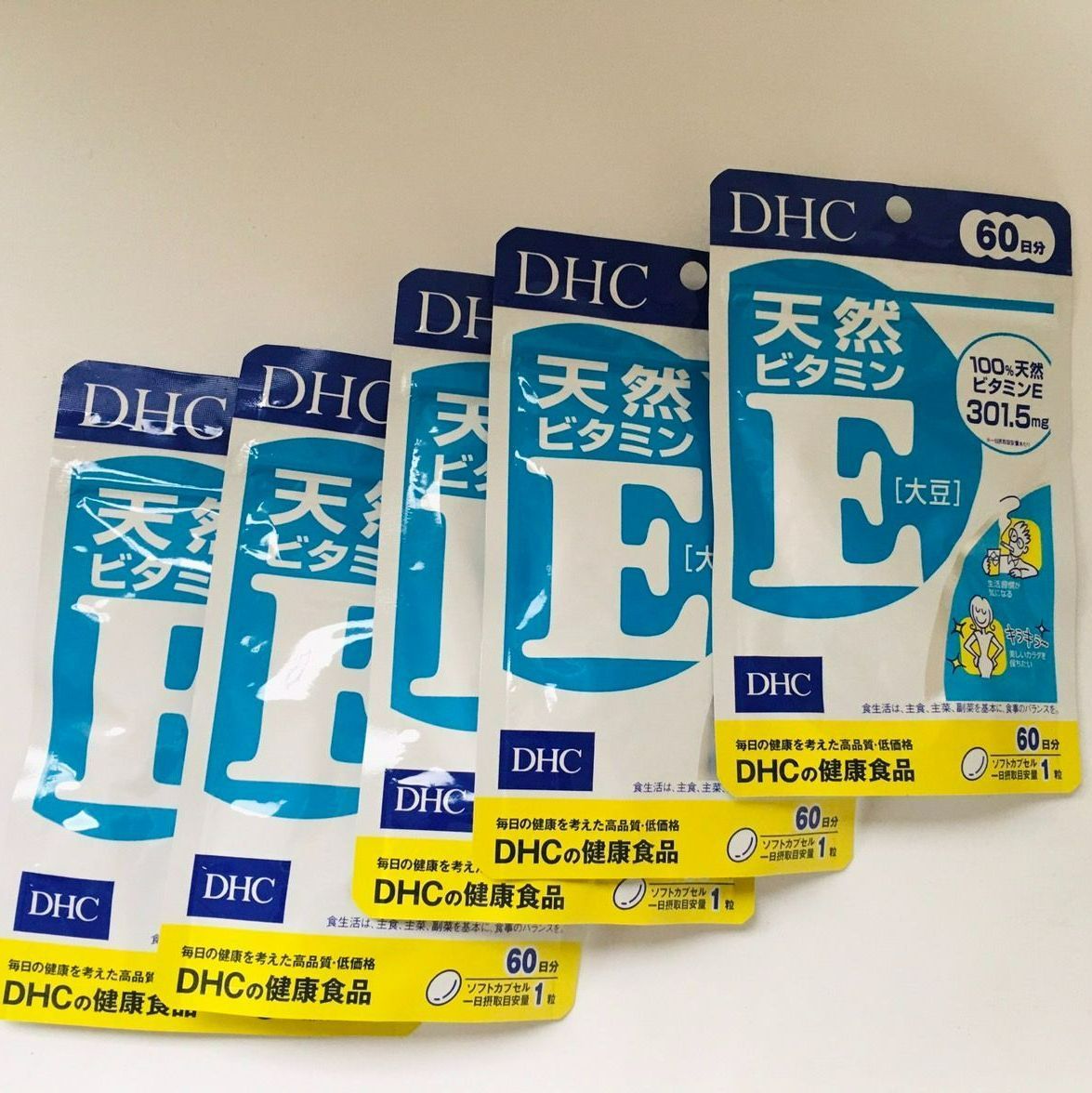 DHC天然ビタミンE 60日分×5 - メルカリ