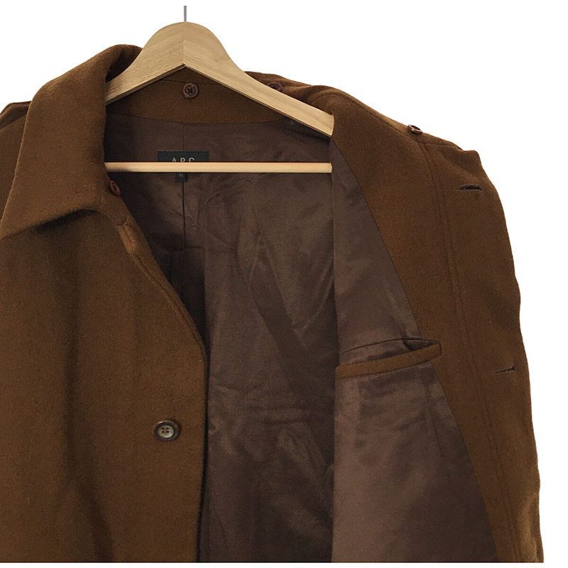 A.P.C. / アーペーセー | ポーランド製 ウール エポーレット付き