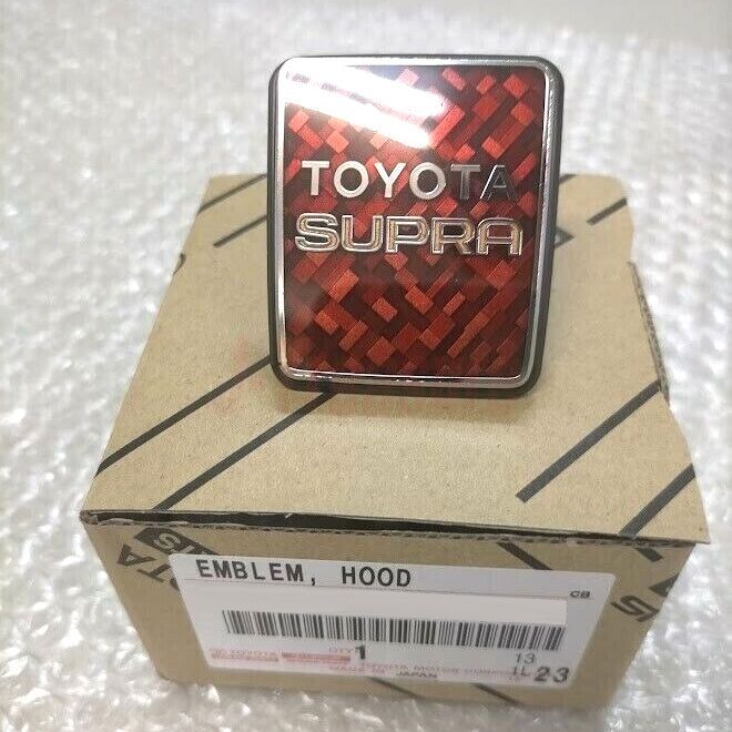 新品 トヨタ純正 70 スープラ ボンネットエンブレム フードエンブレム JDM Toyota Supra A70 Emblem MK3 7MGTE  Original Front End Hood - メルカリ