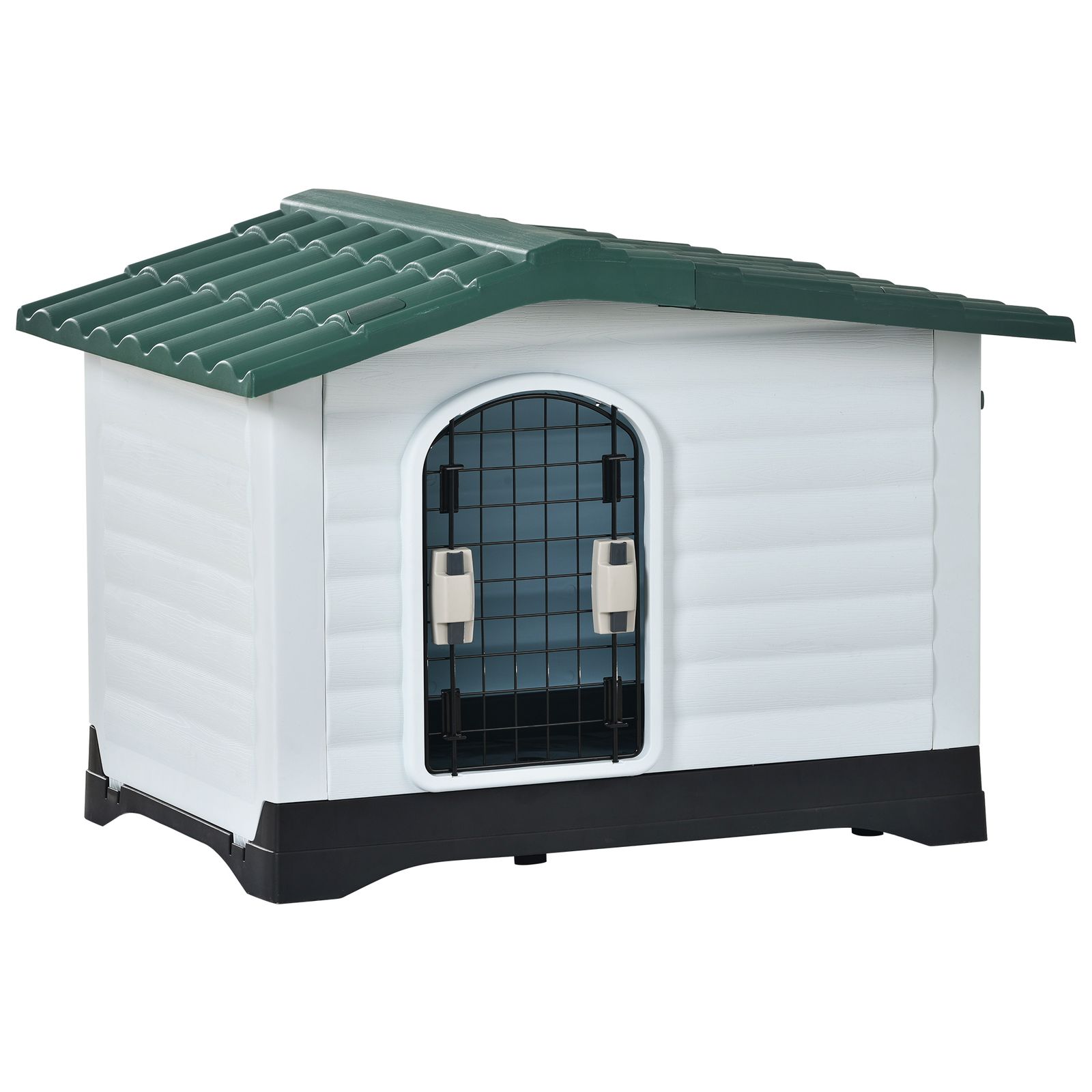 全新品 犬小屋 ドア付き ペットハウス ペットケージ プラスチック製 犬 
