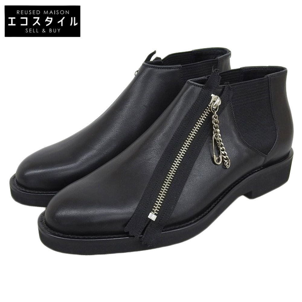 TAKAHIROMIYASHITATheSoloist タカヒロミヤシタ ザ ソロイスト 未使用 TAKAHIROMIYASHITA The Soloist.  チェルシーブーツ シューズ メンズ 黒 ブラック 8 AW21 8