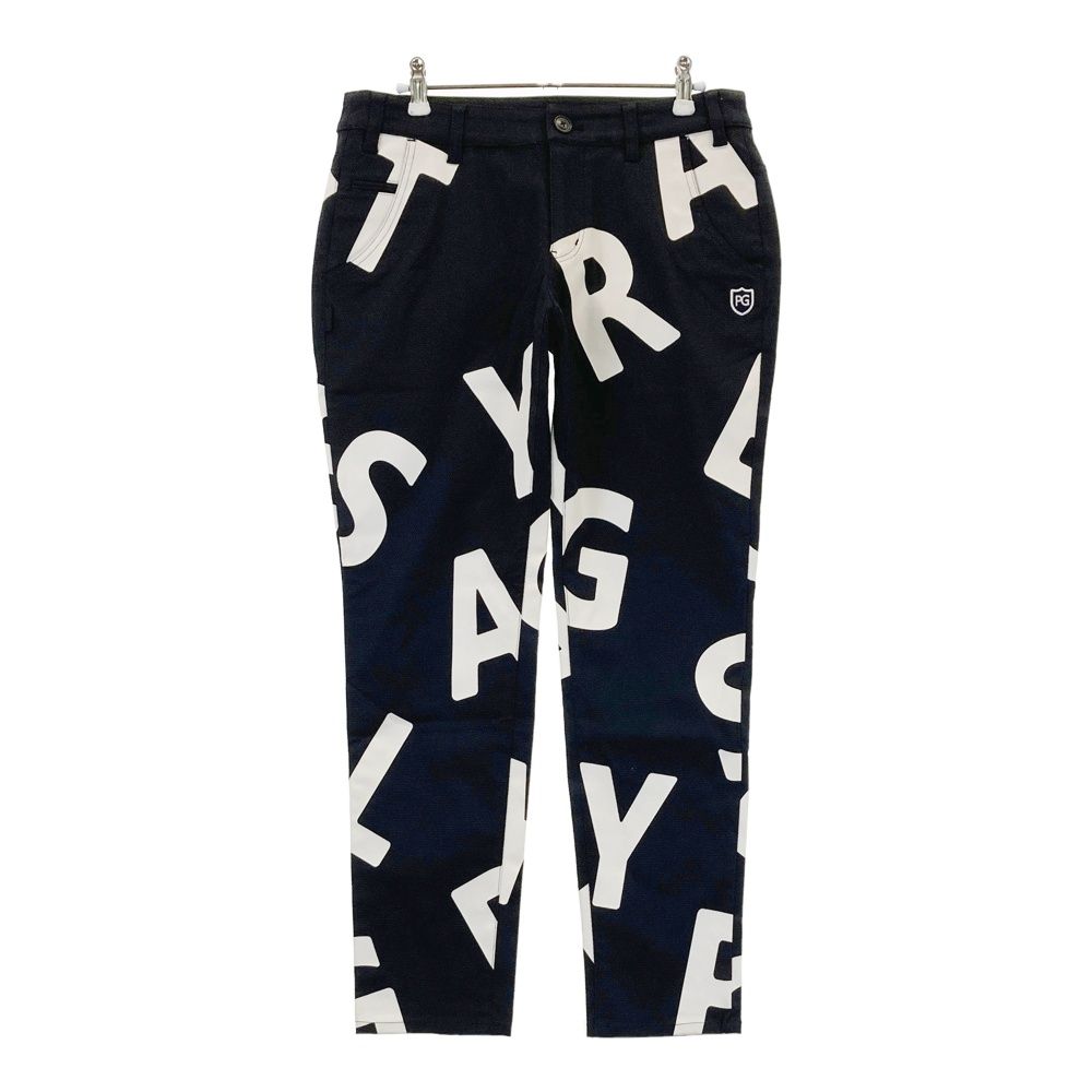 サイズ：1 PEARLY GATES パーリーゲイツ ロングパンツ プリント 総柄