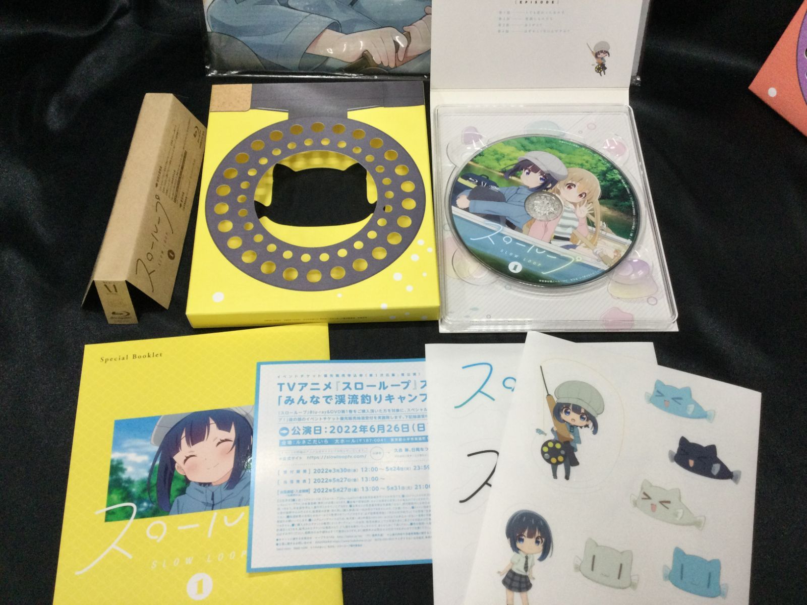 ☆ スローループ Blu-ray1～3巻セット 特典付き レジャーシート - メルカリ