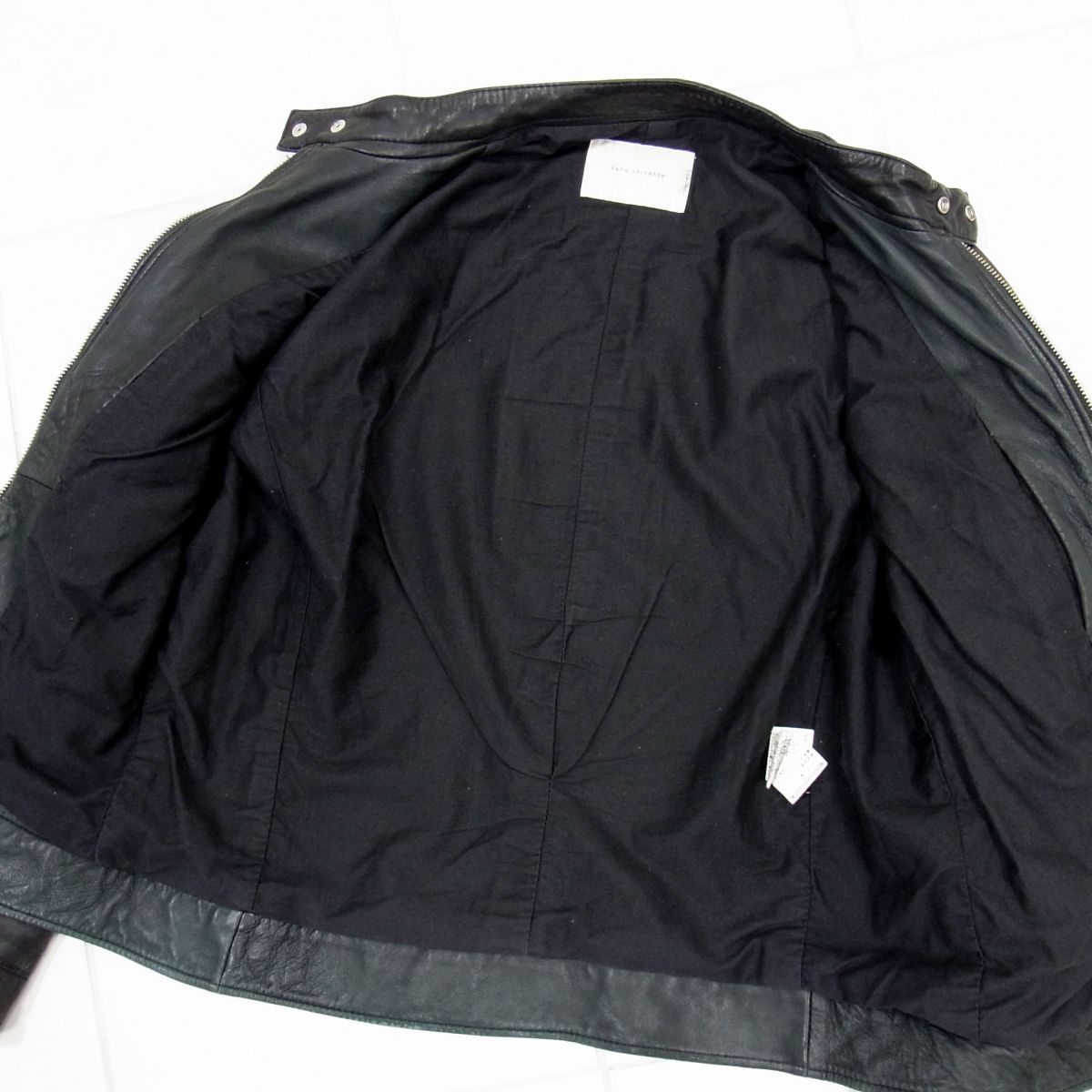 nano universe ナノユニバース 高級 羊革 ラムレザー シングル