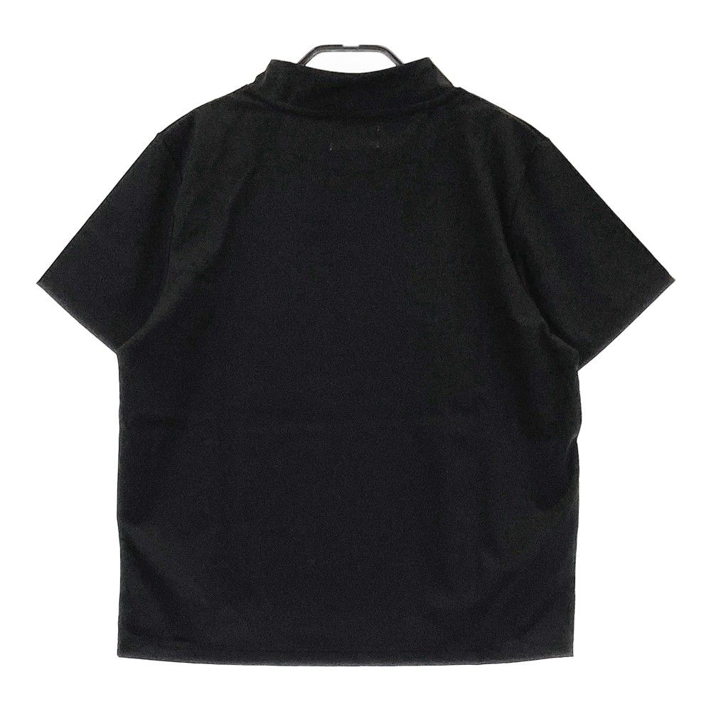 サイズ：M PACIFIC GOLF CLUB　パシフィック ゴルフクラブ  モックネック 半袖Tシャツ  ブラック系 [240101438876] ゴルフウェア レディース ストスト サイズ：M PACIFIC GOLF CLUB パシフィック ゴルフクラブ モック