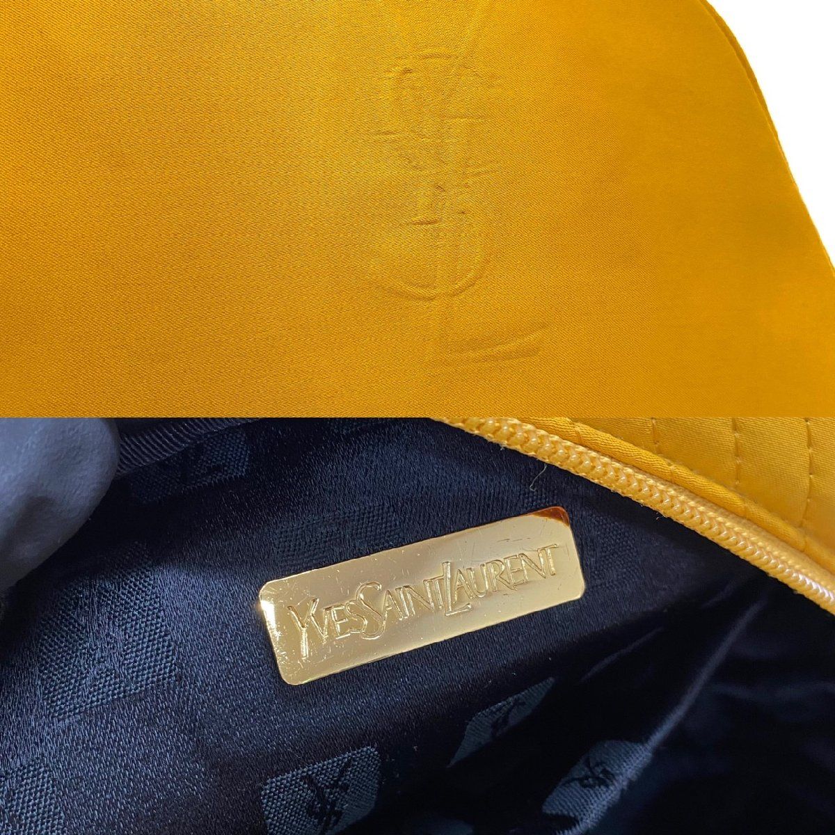 極 美品 レア YVES SAINT LAURENT イヴサンローラン