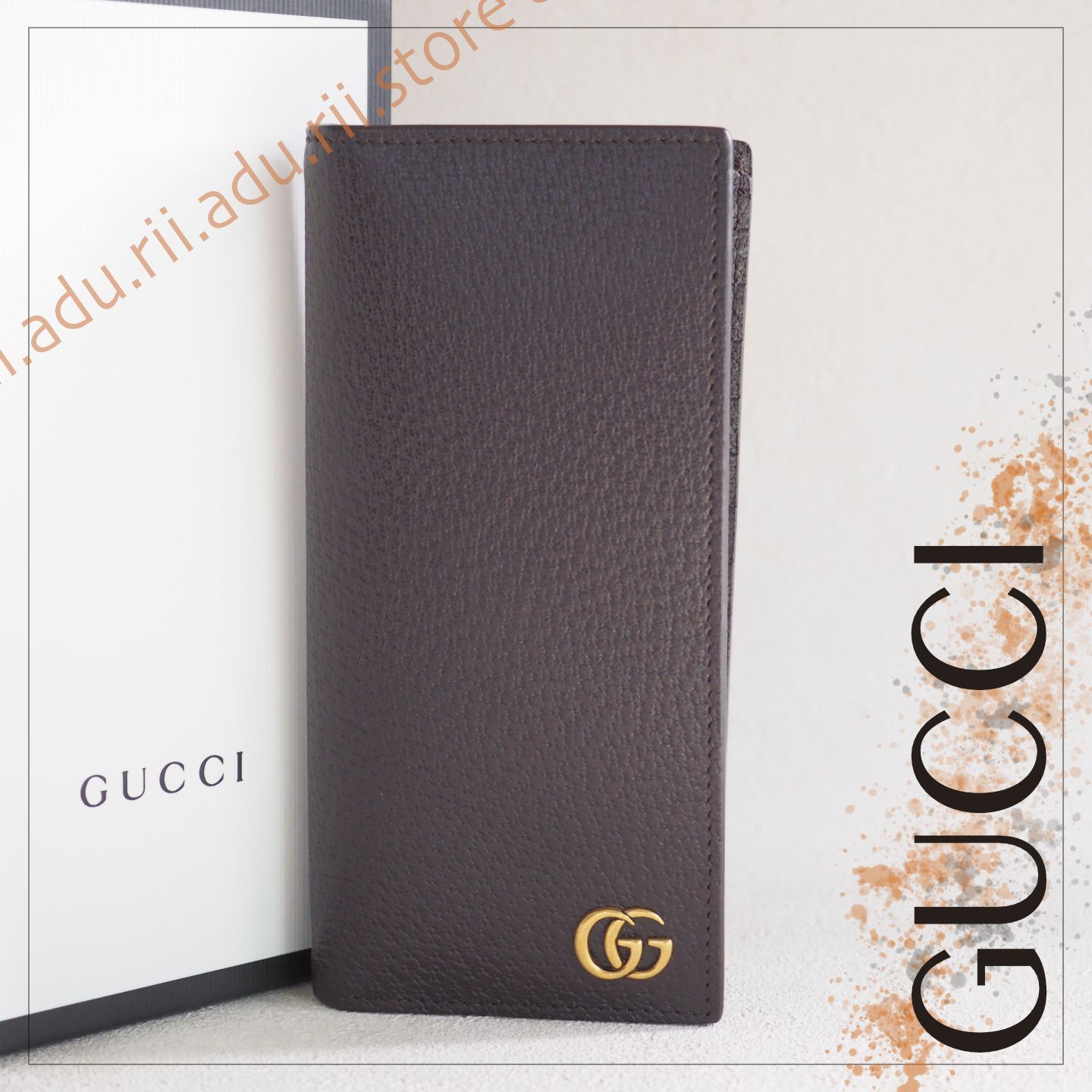 未使用極美品☆ グッチ GUCCI GG MARMONT マーモント 長財布 248740 二