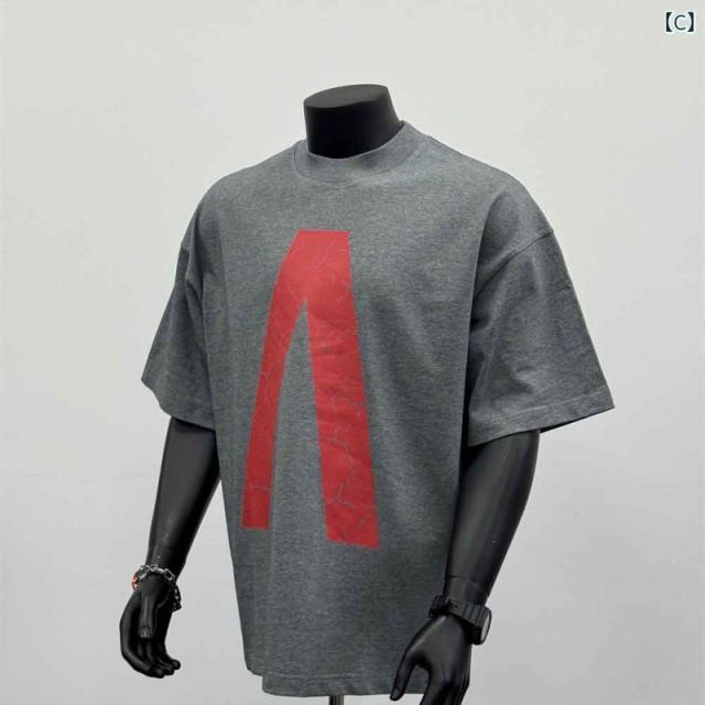 L 秋冬 コーデ メンズ 服 シンプル ファッション オシャレ 大人 かっこいい 大きいサイズ ストリート 紳士服 ヘビー 半袖 アメリカン レター プリント イエローコットン T シャツ 04 WWW_NOITHATQUANGTHANH_NET