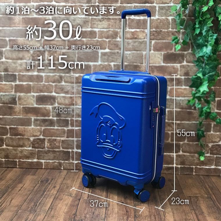 10％OFFクーポン【新品】キャリーケース Sサイズ 30L ディズニー