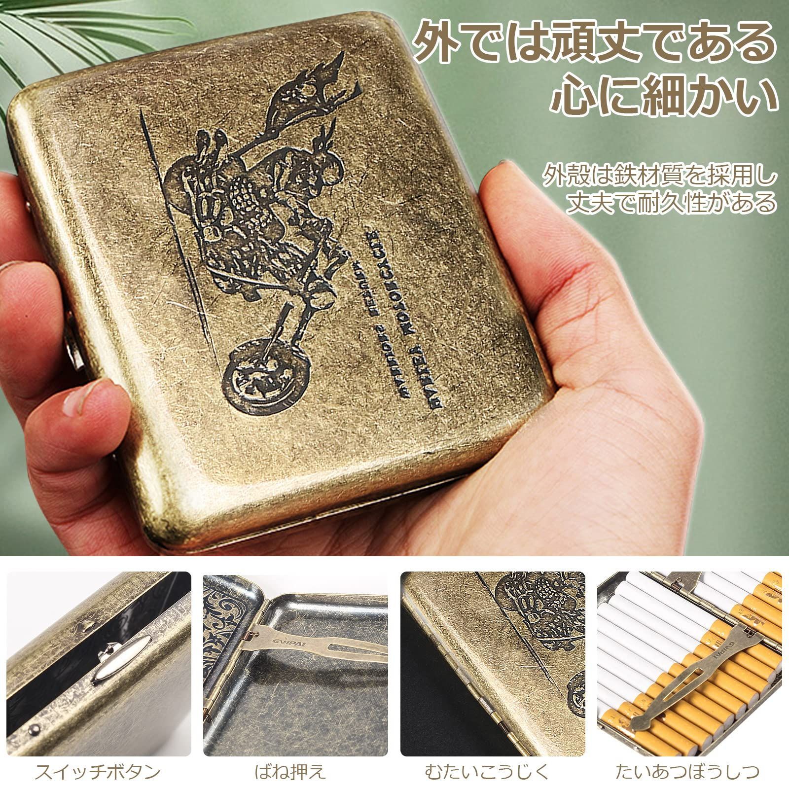 昭和レトロ看板BOX ポーチ 赤黒4個☆iQOSケース・タバコケース