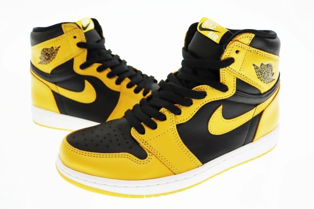 ナイキ NIKE AIR JORDAN 1 RETRO HIGH OG Pollen エアジョーダン1 ハイ パラン 555088-701 26.5 イエロー ブランド古着ベクトル 中古250208