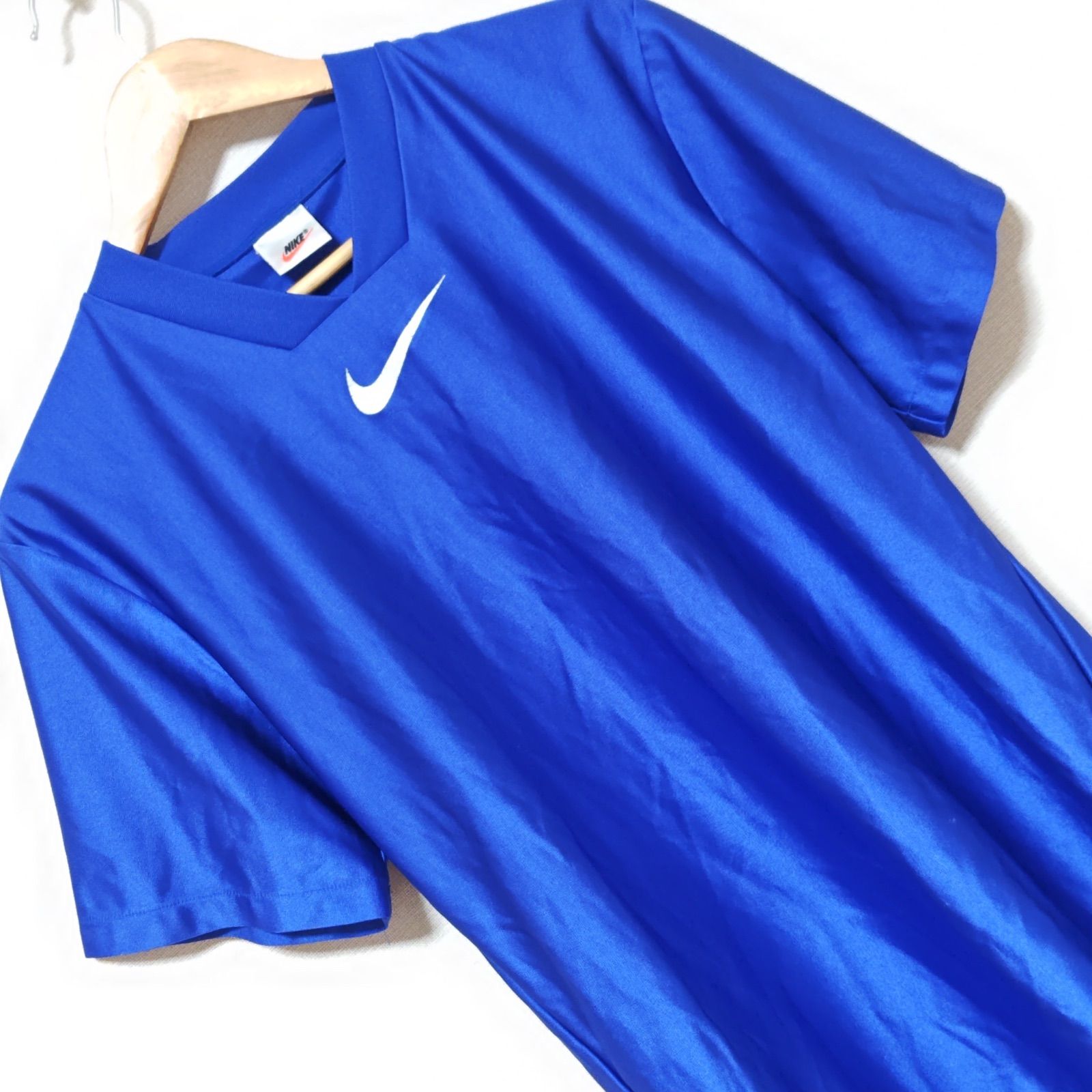 NIKE ナイキ ゲームシャツ ブルー 新品 トレンドコーデに！【NIKE】ナイキ ゲーム シャツ ブルー 青
