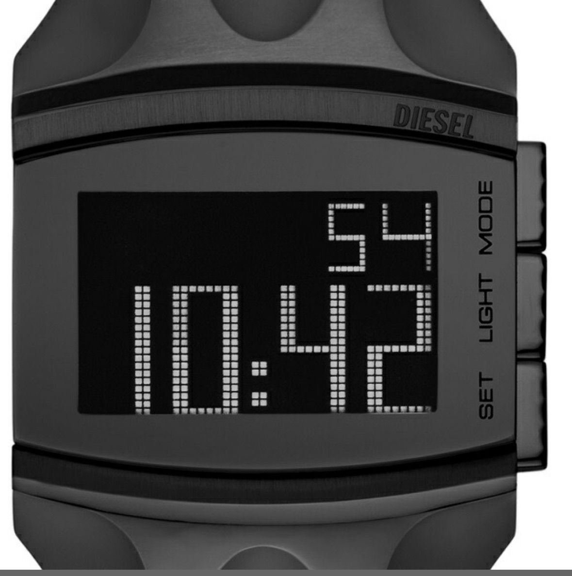 DIESEL　CROCO DIGI　デジタルクオーツウォッチ　DZ2156 Men's Croco Digital stainless steel watch | Black | Diesel