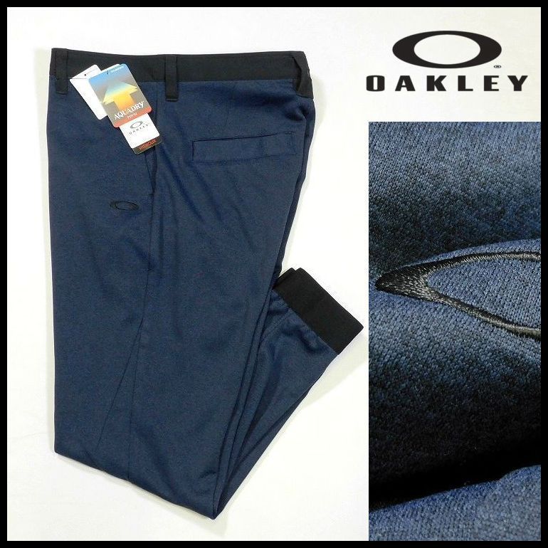 新品 定価12，100円 オークリー ゴルフ ジョガーパンツ 34(87cm) 春夏秋 AQUADRY 吸汗速乾 ストレッチ OAKLEY メンズ