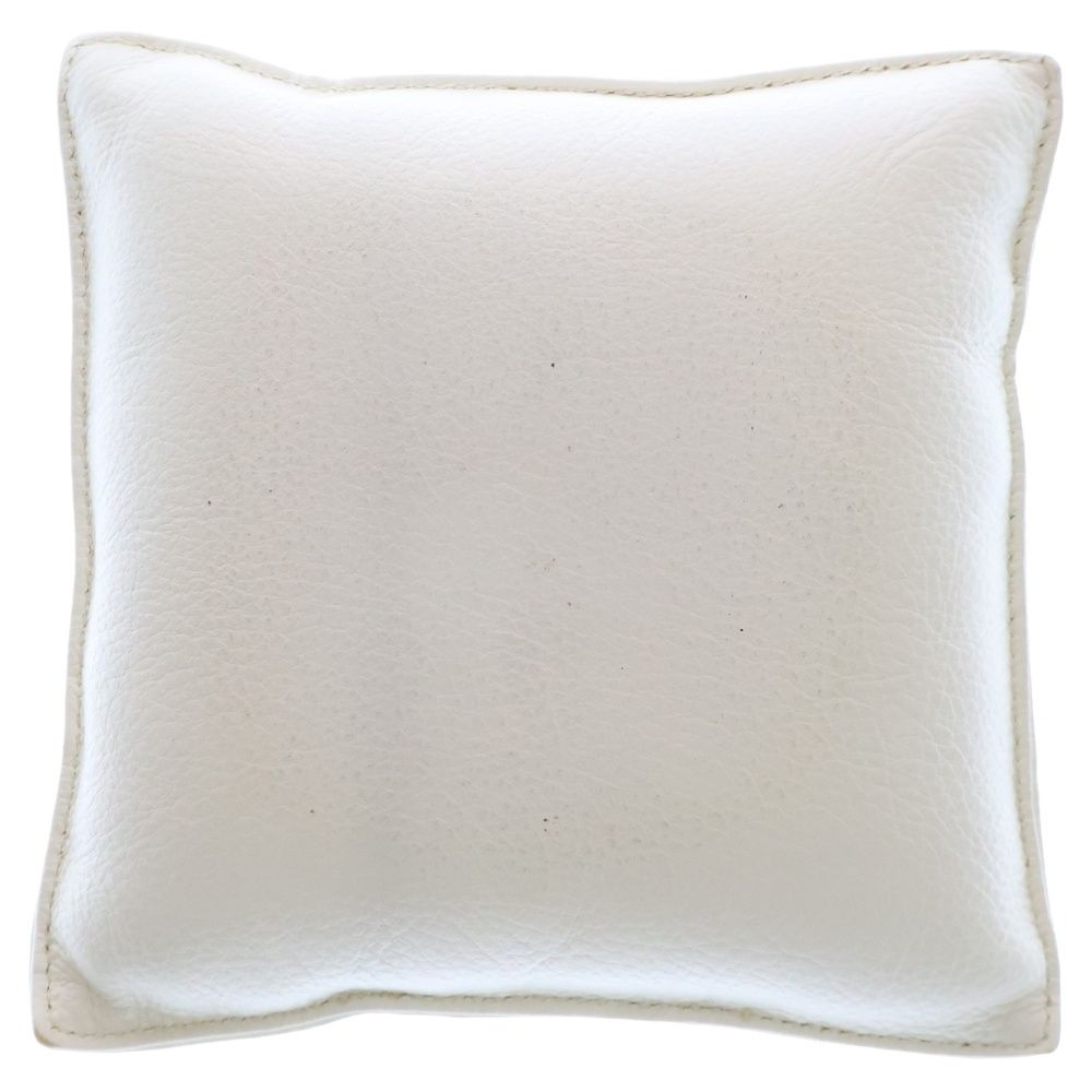 CHROME HEARTS クロムハーツ LEATHER PAPERWEIGHT クロスパッチ付き レザー ペーパーウェイト ホワイト