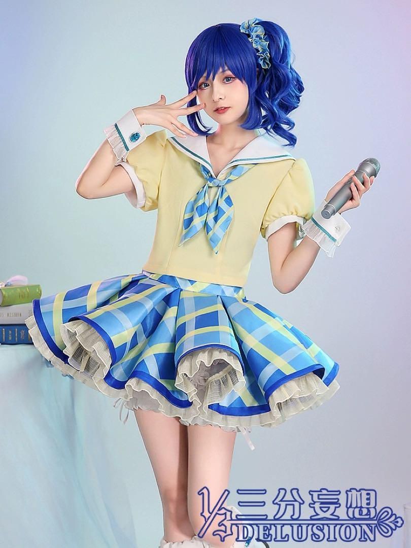 三分妄想 アイカツ 霧矢あおい コスプレ衣装 ウィッグ 靴追加可
