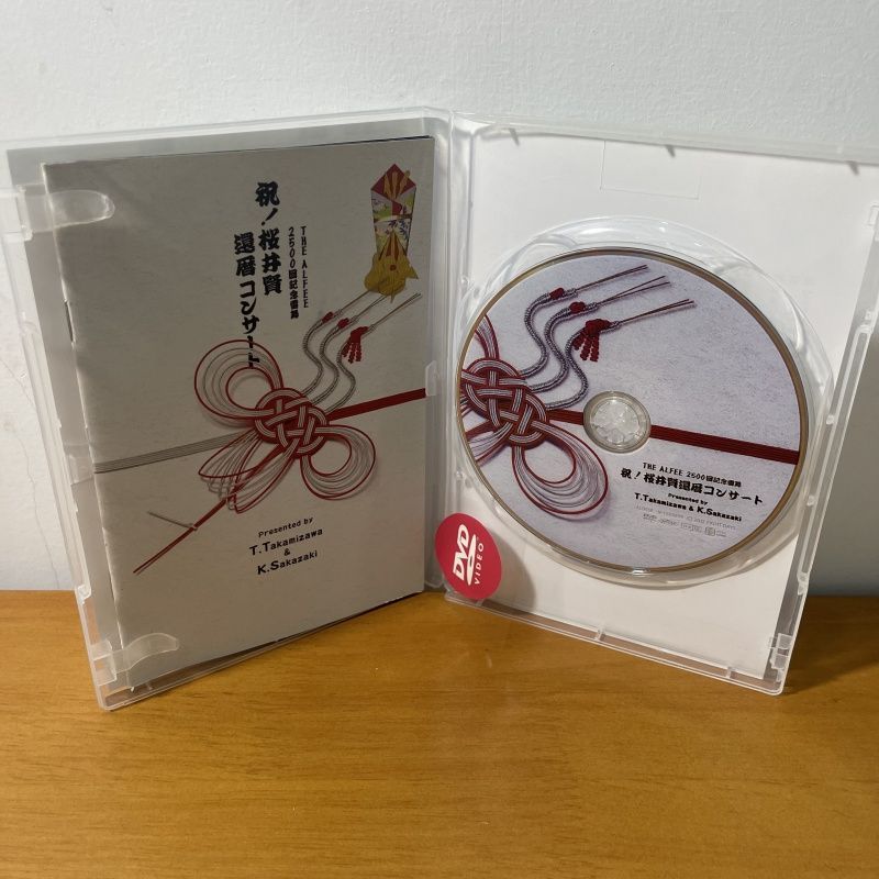 THE ALFEE 2500回記念雷舞　祝　桜井賢還暦コンサート　DVD 美品 THE ALFEE OFFICIAL WEB SITE