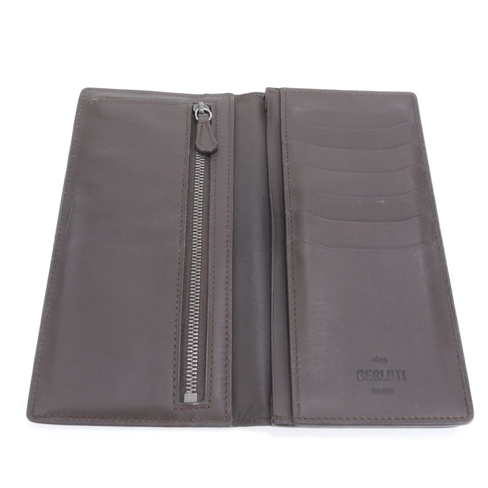 ◇ベルルッティ◇レザー/カリグラフィ/サンタル/二つ折り/長財布/ブランド 極美品 ベルルッティ サンタル カリグラフィ レザー 長財布 二