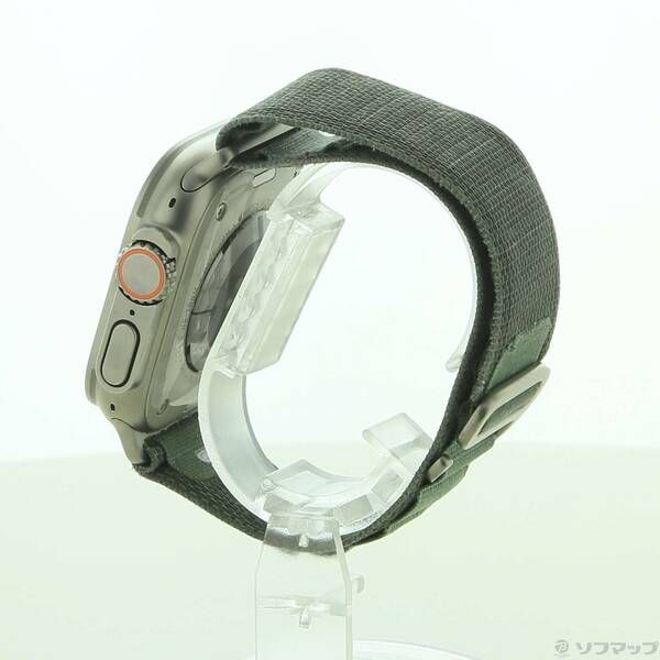 〔 品〕 Apple Watch Ultra GPS Cellular 49mm チタニウムケース グリーンアルパインループ 262